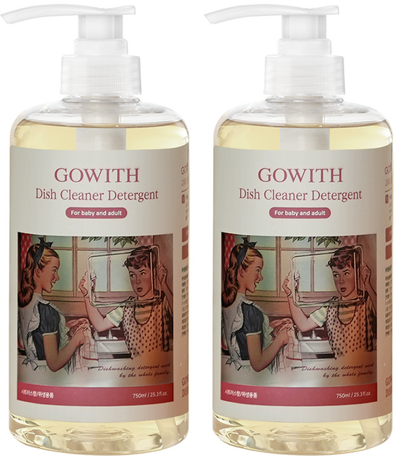 고위드 올인원 주방세제, 750ml, 2개