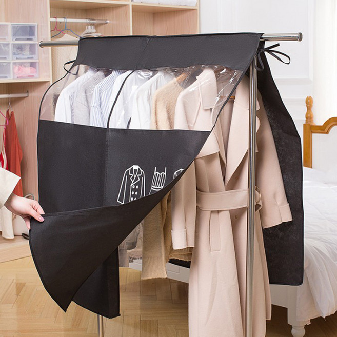 쇼핑153 행거 옷 가리개 02 블랙, 1개입, 2개
