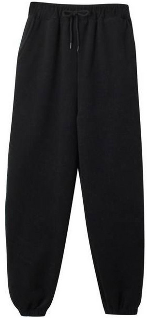 시크블랙 여성용 카시아 기모 조거팬츠 cppt11304k2c