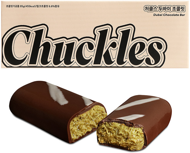 처클스 두바이 초콜릿, 85g, 1개