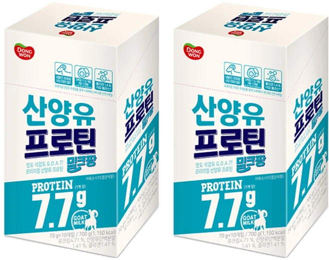 동원 밀크팡 산양유 소시지 10p, 700g, 2개 - 쿠팡
