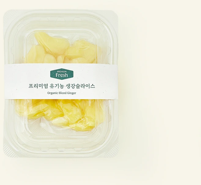 프리미엄 유기농 생강슬라이스, 1개, 100g - 쿠팡