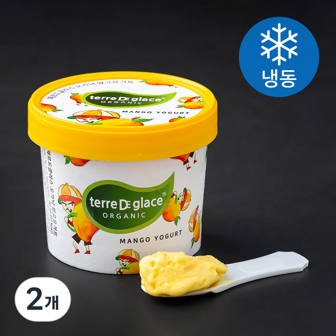 떼르드글라스 오가닉 망고요거트 아이스밀크 (냉동), 90ml, 1개입, 2개