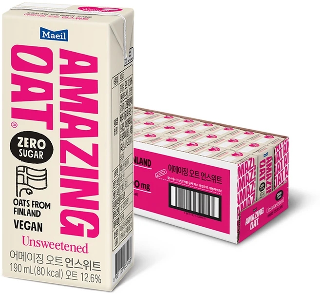 어메이징오트 언스위트, 24개, 190ml - 쿠팡