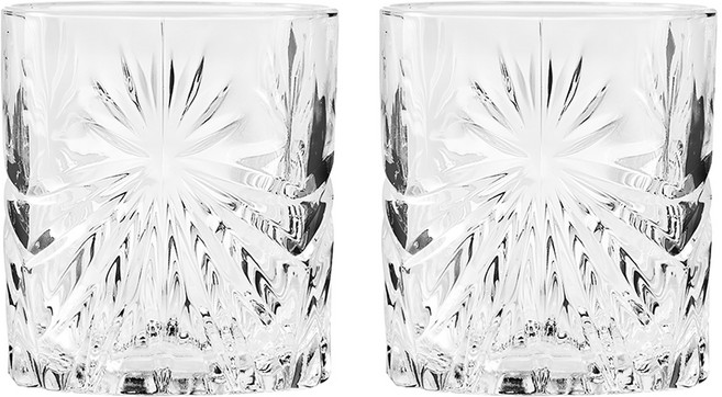 RCR 멜로디아 위스키잔 340ml, 2개