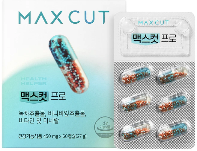 헬스헬퍼 맥스컷 프로 영양제 27g, 60정, 1개 - 쿠팡