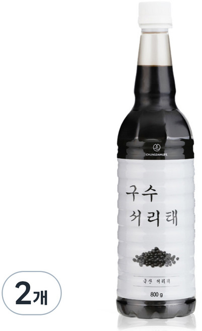 청담라이프 구수 서리태, 2개, 800ml
