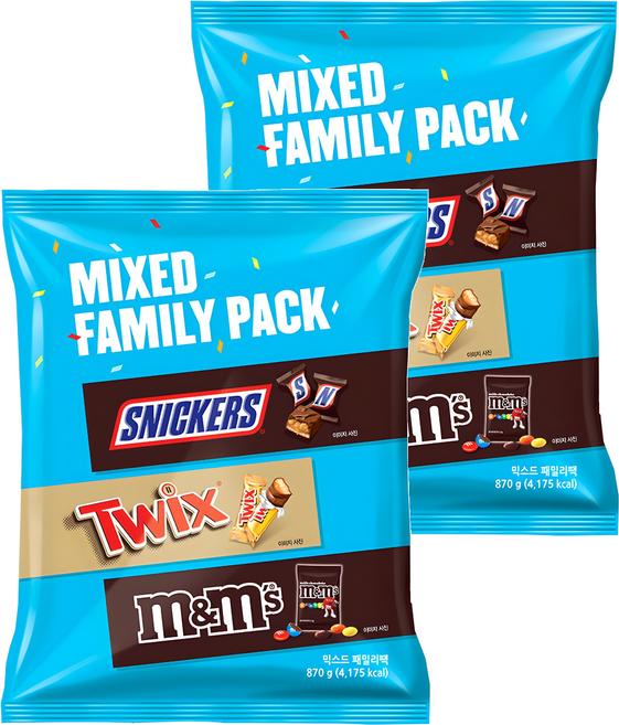 마즈 믹스드 패밀리팩, 870g, 2개