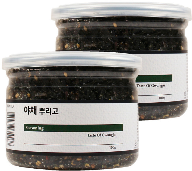베리쿡 후리가케 야채뿌리고, 야채, 100g, 2개