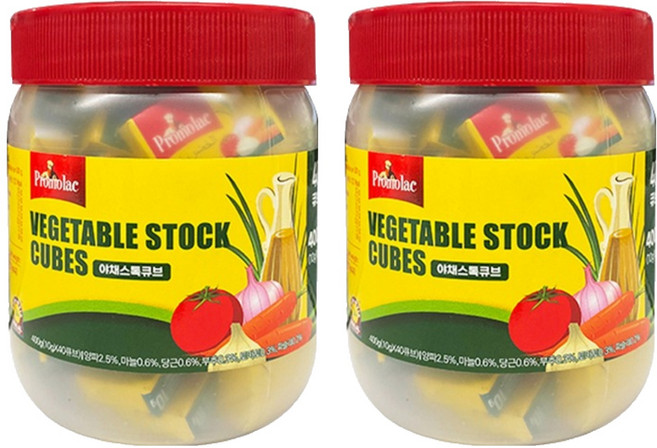 프로모락 야채스톡 큐브 40p, 2개, 400g