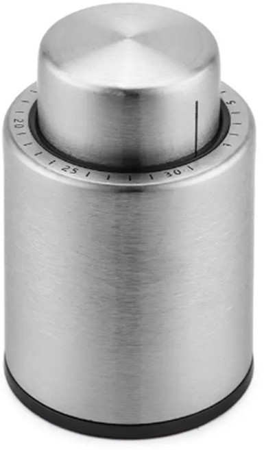 키볼리 스테인레스 304 진공 와인스토퍼, 실버, 1개