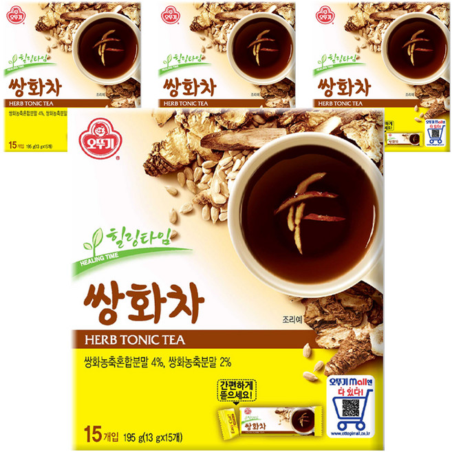 오뚜기 쌍화차, 13g, 15개입, 4개