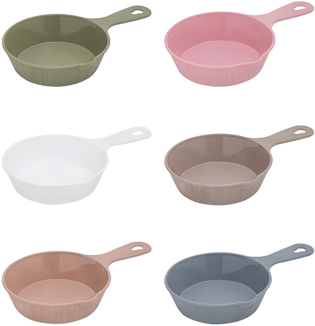 컴포즈하우스 손잡이 앞접시 세트, 1세트, 앞접시 6종, 혼합색상