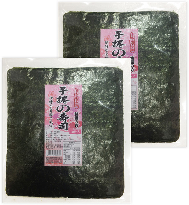 WON LAI WON 旺來旺 手捲海苔 10片, 35g, 2包