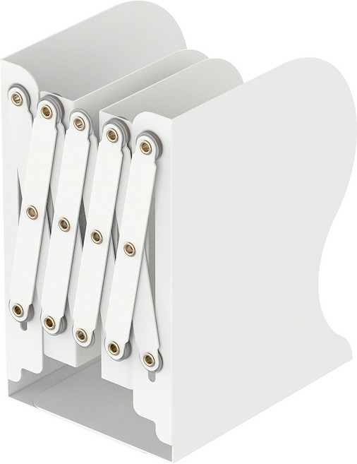 탐사 길이조절 책꽂이, 화이트