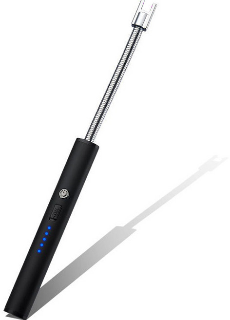 노바리빙 다용도 플라즈마 플렉시블 전기 라이터, 블랙, 1개