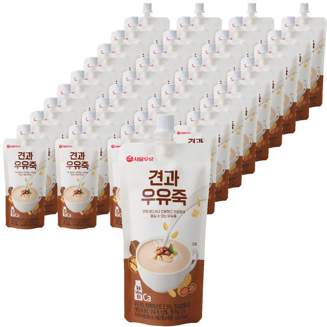 서울우유 견과 우유죽, 130g, 40개