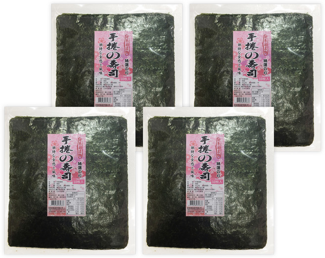 WON LAI WON 旺來旺 手捲海苔 10片, 35g, 4包