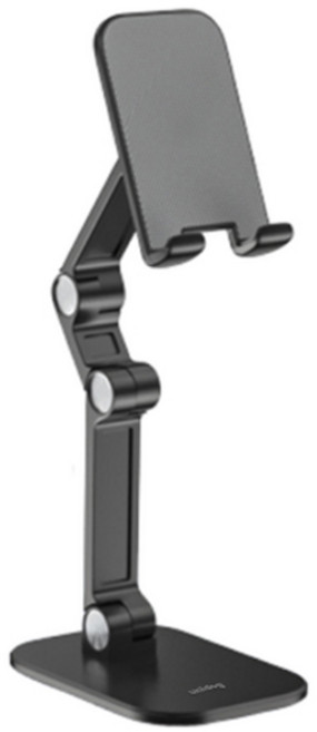 유니독 휴대폰 거치대, 블랙, 1개