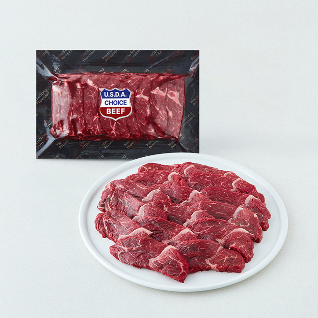 미국산 초이스 토시살 구이용 (냉장), 1개, 1kg