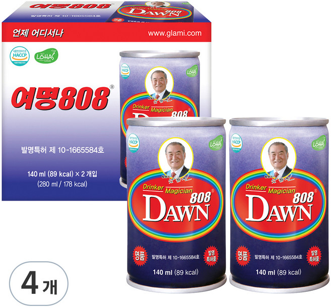여명 808, 140ml, 4개