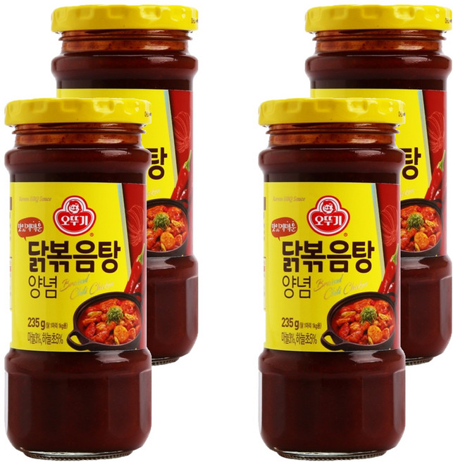 오뚜기 닭볶음탕 양념, 235g, 4개