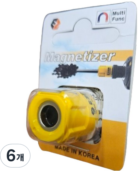 EZEN 울트라 자화기 탈자기 초강력 자석 EQ-110 노랑, 6개