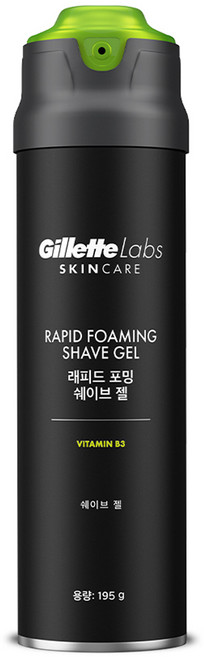 질레트랩스 래피드 포밍 쉐이브 젤, 195g, 1개