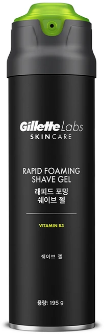 질레트랩스 래피드 포밍 쉐이브 젤, 195g, 1개 - 쿠팡