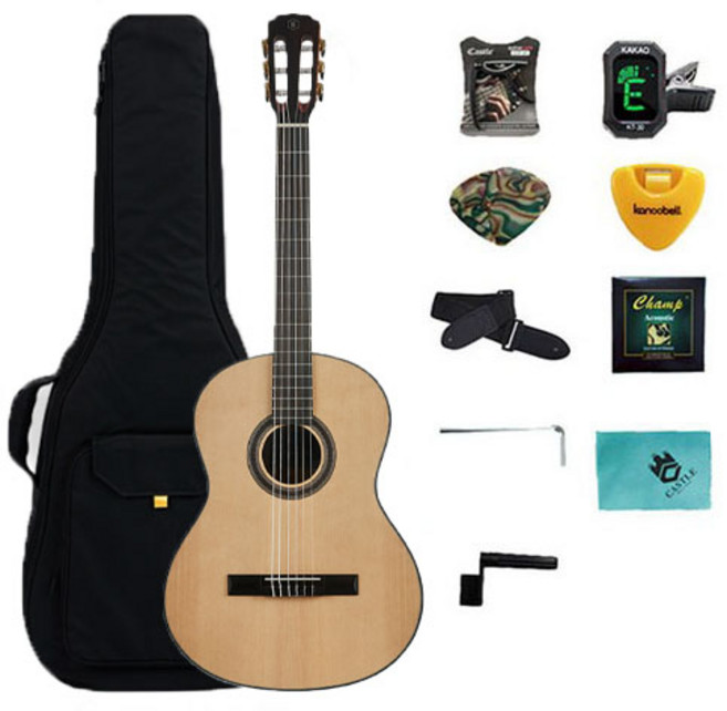 헥스 클래식 기타 폴른, C100, Natural, 1개