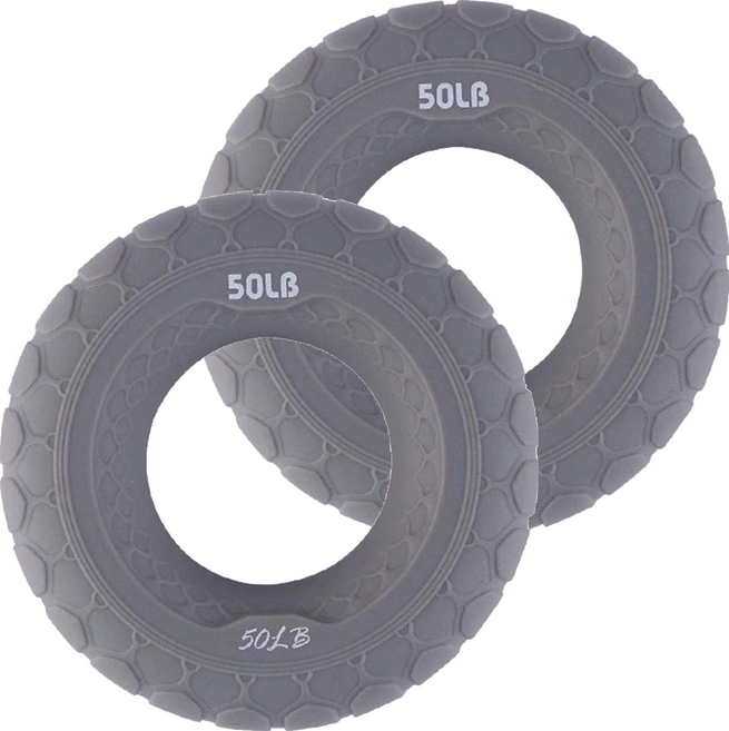 MICHAEL FITNESS 麥克健身 握力圈 50磅, 波斯灰, 2個