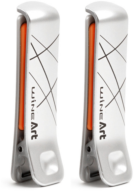 와인아트 크랩 벨트클립, 실버, 2개