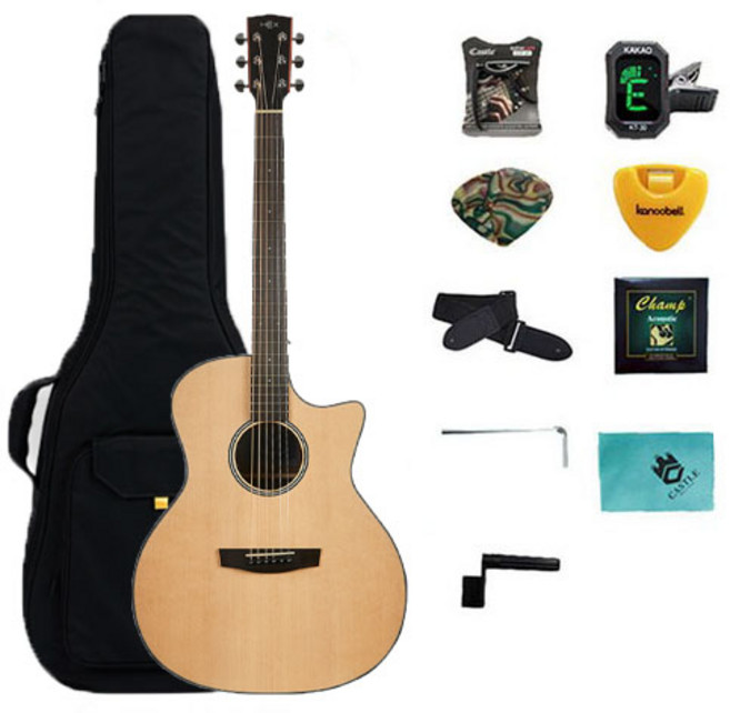 헥스 하이브 어쿠스틱 기타, 혼합색상, GA100C, 1개