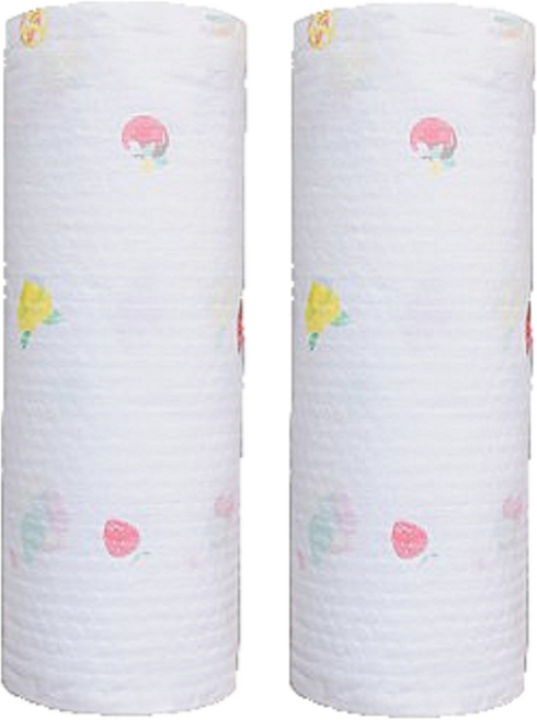 리온하임 빨아쓰는 위생행주 100p 프린트 랜덤 발송, 2개