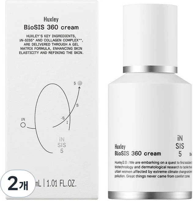 헉슬리 바이오시스 360 크림, 2개, 30ml - 쿠팡