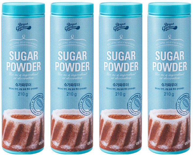 브레드가든 슈가파우더, 210g, 4개