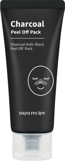 papa recipe 活性炭黑膠鼻膜 含25 000ppm木炭粉, 1條, 1條