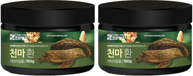 조은약초 프리미엄 천마환, 2개, 150g
