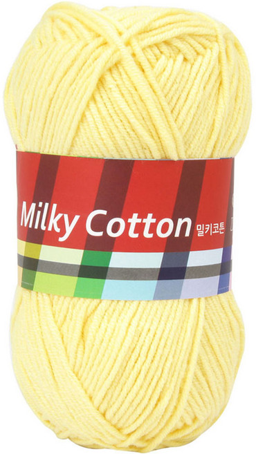 브랜드얀 밀키코튼 레드라벨 뜨개실, 05치크, 1개