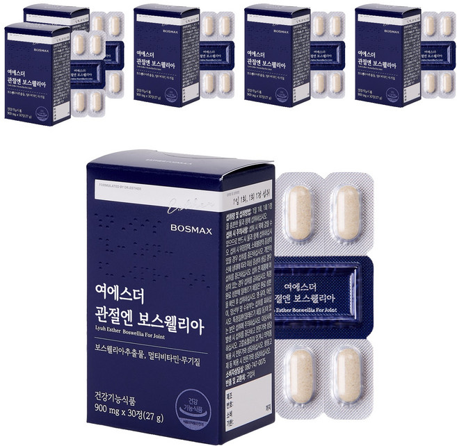 에스더포뮬러 여에스더 관절엔 보스웰리아 27g, 6개, 30정