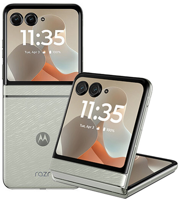 motorola razr60 8G 摺疊手機, Lightest Sky 白色, 256GB
