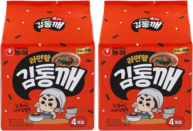 NONGSHIM 農心 拉麵王海苔芝麻泡麵 100g, 8包