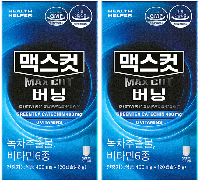HEALTH HELPER Max Cut兒茶素&綜合維生素複合膠囊, 120顆, 2瓶