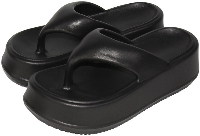 어반플렉스 여성용 통굽 키높이 쪼리