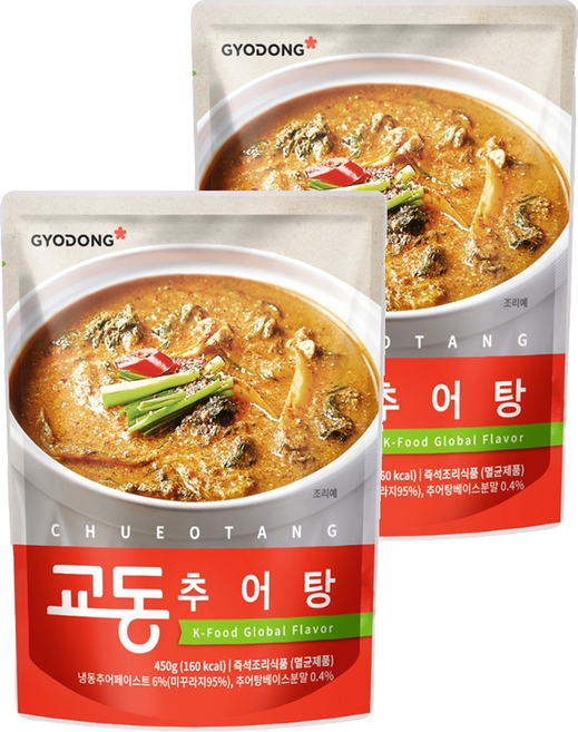 교동식품 추어탕, 450g, 2개