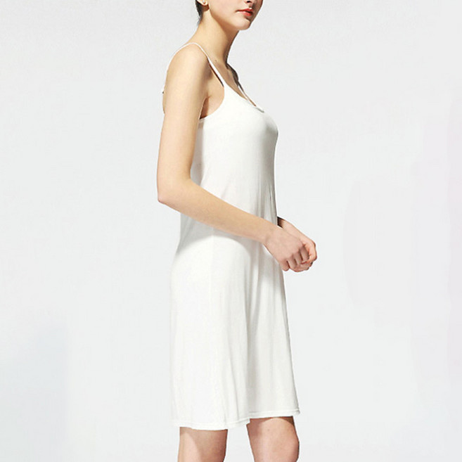 문릿 여성용 끈 롱슬립