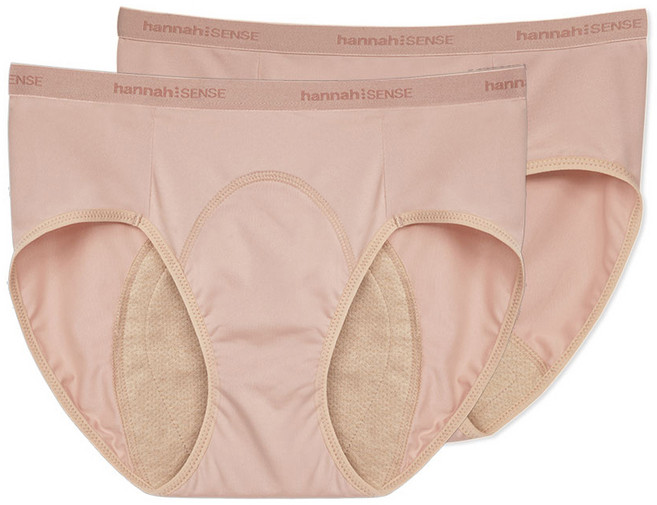 한나센스 생리팬티 미디나이트 + 미디데일리 세트, Beige, 중형, 1세트