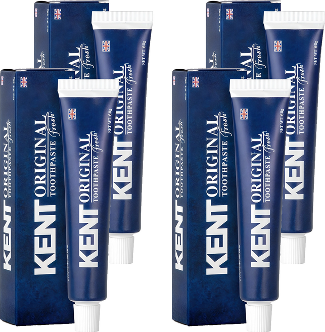 켄트 오리지널 프레쉬 치약, 60g, 4개