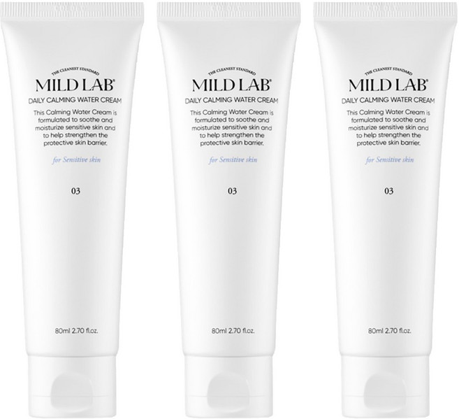 마일드랩 데일리 진정 수분크림, 80ml, 3개
