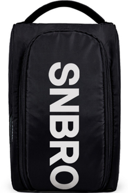 SNBRO 더블쿠션 프리미엄 신발주머니, 블랙, 1개